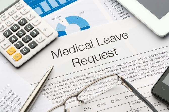 Image of sick leave request
