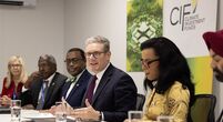 Baku, Azerbaijan. Prime Minister Keir Starmer speaks at the Climate Investment Funds roundtable as he attends COP29 in Azerbaijan. Picture by Simon Dawson / No 10 Downing Street