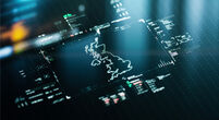 Outline map of United Kingdom infographics with data charts representing communication, internet and technology