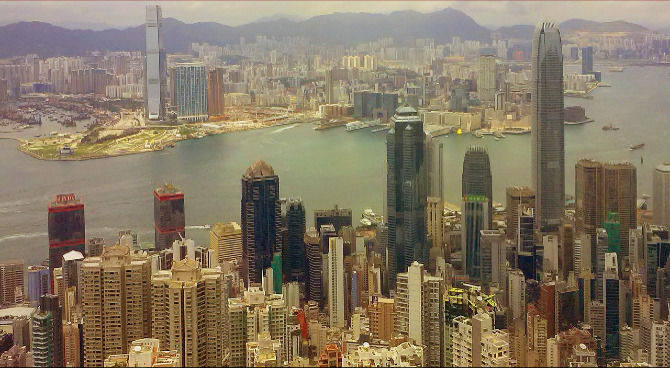 Hong Kong skyline image