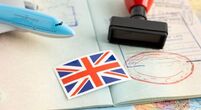 aeroplane-british-passport-stock-image