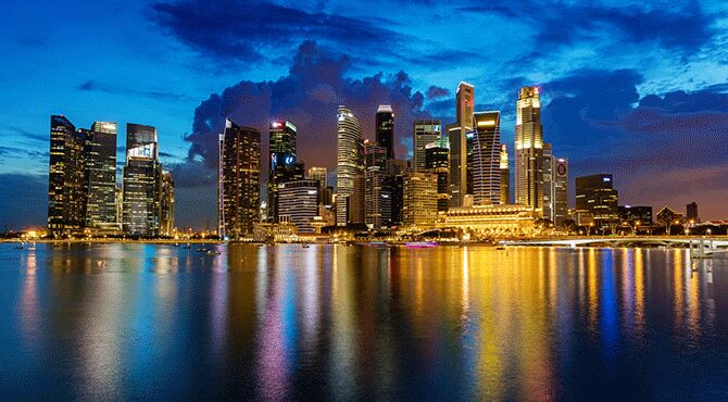 Singapore skyline